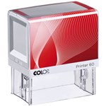 COLOP P60 CUSTOM MADE PRINTER SELFINKING STAMP 76 X 37MM