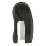 MARBIG STAPLER HALF STRIP STANDUP 25 SHEET BLACK
