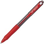 UNIBALL SN100 LAKNOCK RETRACTABLE BALLPOINT PEN MEDIUM 10MM RED