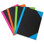 CUMBERLAND BRIGHTS A5 NOTEBOOK CASEBOUND RULED 192 LEAF ASSORTED CORNERS