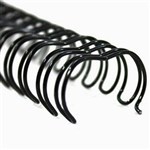 FELLOWES WIRE BINDING COMB 34 LOOP 8MM A4 BLACK PACK 100