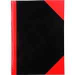 CUMBERLAND 43113 BLACK AND RED NOTEBOOK GLOSS COVER A4 200 LEAF