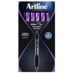 ARTLINE FLOW RETRACTABLE PEN PURPLE