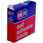 QUIKSTIK LABEL DISPENSER CIRCLE 24MM YELLOW PACK 500