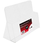 DEFLECTO 77001L BROCHURE HOLDER LANDSCAPE A4 CLEAR