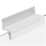 DEFLECTO SUPERGRIP SLATWALL BRACKET 63MM CLEAR