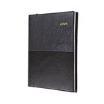 COLLINS VANESSA 285V99 DIARY 2 DAYS TO PAGE A5 BLACK