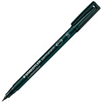 STAEDTLER 313 LUMOCOLOR PERMANENT MARKER BULLET SUPERFINE 04MM BLACK