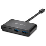 KENSINGTON CH1000 4PORT HUB USBC 31 BLACK