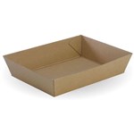 BIOPAK BIOBOARD TRAY SIZE 3 BROWN PACK 125