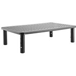 BRATECK METAL MONITOR LAPTOP STAND BLACK