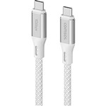 COMSOL SILICONE USBC TO USBC CABLE 100W 15M WHITE