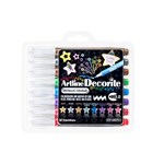 ARTLINE DECORITE METALLIC 30MM PK8 ASST
