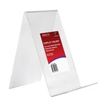 DEFLECTO JP46101 ANGLED DISPLAY STAND A5 LARGE CLEAR