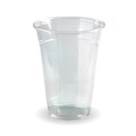 BIOPAK BIOCUP PLA CUP 18OZ500ML CLEAR PACK 50 UNBRANDED