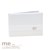 WEDDING GUEST BOOK ME WITH DIAMANTE HEART WHITE
