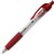 INITIATIVE RETRACTABLE BALLPOINT PENS MEDIUM RED EACH OR BOX 12