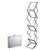 DEFLECTO DR1003 PORTABLE CONCERTINA DISPLAY STAND A4 CLEAR