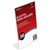 DEFLECTO 69411 SIGN AND DOCUMENT HOLDER PORTRAIT SLANTED A6 CLEAR