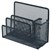 ESSELTE METAL MESH DESK ORGANISER BLACK
