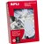APLI 386 STRUNG TICKETS 13X34MM WHITE