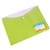 BANTEX TROPICAL DOCUMENT FOLDER BUTTON CLOSURE A4 LIME