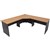 RAPID WORKER CORNER WORKSTATION COMPLETE 1500 X 1500 X 600MM BEECHIRONSTONE