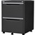 STEELCO CLASSIC MOBILE PEDESTAL 2DRAWER LOCKABLE 630 X 470 X 515MM GRAPHITE RIPPLE