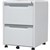 STEELCO CLASSIC MOBILE PEDESTAL 2DRAWER LOCKABLE 630 X 470 X 515MM WHITE SATIN