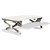 RAPID RISER MEDIUM DESK BASED ADJUSTABLE WORKSTATION 890 X 590MM WHITE