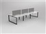 ANVIL DESK 6 STAFF BACK TO BACK LAYOUT