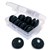 VISIONCHART WHITEBOARD MAGNETS 20MM ROUND BLACK PACK 16