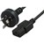 COMSOL MAINS OUTLET POWER CABLE 3PIN AUS MALE TO IECC13 FEMALE 1M BLACK