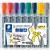 STAEDTLER 356 LUMOCOLOR FLIPCHART MARKER 20MM ASSORTED WALLET 8
