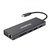 SIMPLECOM CHN612 USBC MULTIPORT DOCKING STATION 12IN1 DUAL HDMI PLUS VGA TRIPLE DISPLAY GIGABIT LAN BLACK