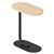 RAPIDLINE SELENE SIDE TABLE NATURAL OAK TOP BLACK BASE