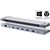 COMSOL USBC DUAL HDMI MONITOR 12 PORT DOCKING STATION GREY