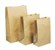 HUHTAMAKI SOS 16 BROWN PAPER BAG SQUARE BOTTOMS 390L X 240W X 120G PACK 500