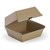 BIOPAK BIOBOARD BURGER BOX LARGE BROWN PACK 50