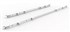 RAPID INFINITY TELESCOPIC RAIL SET 17262106MM X 25 X 40MM WHITE