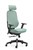 VESPA SYNCHRO MESH BACK CHAIR WITH ARMS  MESH HEADREST TEAL